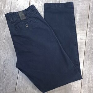 Alberto Pants Mens 34x33 Lou Khaki Chino Regular Slim Pima Cotton Straight Leg